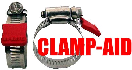 Use Clamp-Aid to color code and prevent cuts